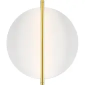 Maytoni Applique LED blanc/or, 14W, 300lm, IP20, 30x34cm