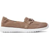 Caprice : chaussures basses, mocassins, couleur marron, style décontracté