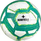Derbystar Goal v25 : Blanc, vert, jaune. (Quantité : 5)