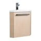 MOB-IN Meuble lave-mains d'angle suspendu SKINO