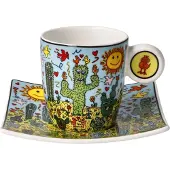Goebel James Rizzi Desert Life (Espressotasse, Fine Bone...