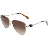Liu Jo Lunettes de Soleil - - LJ161S - Métal - Aviator - Doré 58/16/140