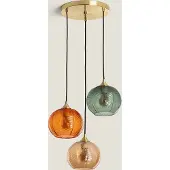 LEDKIA Suspension Verre Tri Klimt 450 Mm