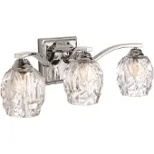 Elstead Lighting Applique triple à abat-jour en cristal chromé Kalli 3xG9 3W Feiss