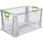 Keeeper 1006800100000 boîte de rangement "luis", 64 litres, transparent