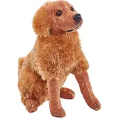 Wild republic Chien de sauvetage avec son GOLDEN RETRIEVER - Toy Plus 14 cm