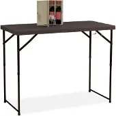 B2X Table de jardin pliante, réglable en hauteur