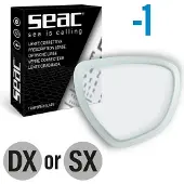 Seac Sub Fox/e Fox Prescription Lens Clair -1.50