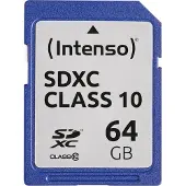 Intenso 3411490 SDXC Card 64GB Class 10