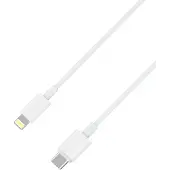 XLayer Câble USB-C vers Lightning PREMIUM MFI, blanc, 1 m