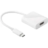 Pro Adaptateur USB C HDMI blanc 0,2 m (Bulk)