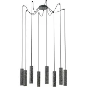Stars of Light Lampe suspendue multi-suspensions Mentalona anthracite