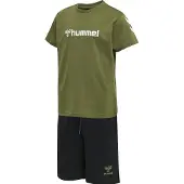 Hummel hmlNOVET Short Set garçons capulet olive 128