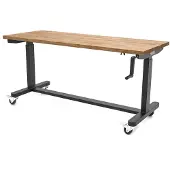 HBM Établi réglable en hauteur 152 cm