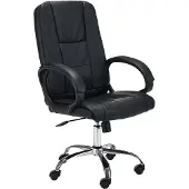 Akord Chaise De Bureau Noire 54X54X67