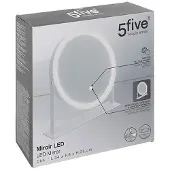 5five Simply Smart Miroir cosmétique avec éclairage LED, blanc, Ø 34 cm