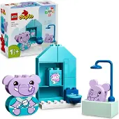 LEGO DUPLO Mes premi res routines quotidiennes : Coffret de jeu pour l'heure du bain Jouet d'apprentissage pour tout-petits pour enfants de 18 mo