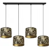 Light11 HOME Suspension, lustre, abat-jour, motif doré