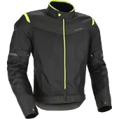 Acerbis Ramsey Vented 2.0 Mesh Black Yellow Textile Jacket Taille L