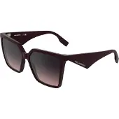 Karl Lagerfeld Lunettes de Soleil KL6207S 57/14/140 BURGUNDY/GREY TO PINK BIO INJ-G820 femme KL6207S
