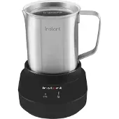 Instant Milk Frother 140345701EU, 600 W, 500 ml, écran tactile, sans BPA/PFOA/PTFE, 3 vitesses, 3 niveaux de moussage, acier inoxydable/noir