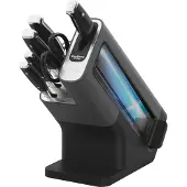 Ninja Set de Couteaux avec Bloc et Aiguiseur Intégré K32006E