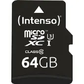 Intenso 3433490 mémoire flash 64 Go MicroSDXC UHS-I Classe 10