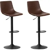 Zesso Stozy Tabouret de bar Fara Marron - 2 pièces