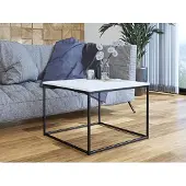 Mirjan 24 Table basse THADEN 1 – noir / blanc brillant