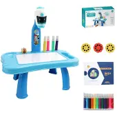 Luxma Projecteur de dessin, table, marqueurs, robot 12mr