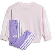 Adidas Essentials 3 Stripes Joggers Set Rose 24 Months-3 Years Enfants