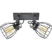 Urban Interiors Spot de plafond Wire à 2 lampes, noir