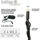 Hellum Guirlande lumineuse LED, extensible, sans câble d'alimentation (10 m)