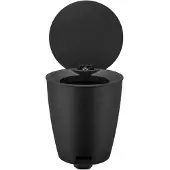 Blomus AVA Treteimer schwarz 3l, Poubelle, Noir