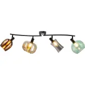Globo Lampe de plafond Telesto Verre coloré