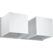 Sollux Applique QUAD 2 blanc 2xG9 8W aluminium 11x12x26cm