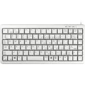 Cherry Compact-Keyboard G84-4100 - Tastatur - USB - Englisch - US - Hellgrau
