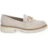Jana : Chaussures basses, mocassins, couleur beige, pour le quotidien
