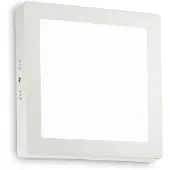 Ideal Lux Applique murale Universal 18W Square blanc