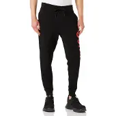 HUGO Pantalon 'Dutschi' rouge / noir