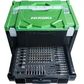 HiKOKI Coffret HitCase avec tiroir intégré 100 accessoires - 40030037