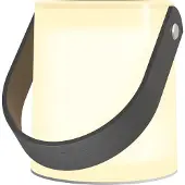 Circle Blanc lampe de table Talex avec poignée
