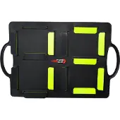 Powershot Player Substitution Board Jaune,Noir 58 x 30 cm