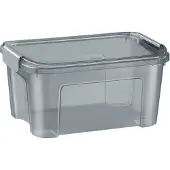 Cep Boîte de rangement SHADOW 13 litres transparent gris fumé