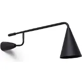 LEDKIA Lampe Murale Articulée Led Aluminium 8w Elise Noir