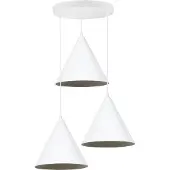 Light11 HOME Lampe à suspendre Soho blanc 3-flamme 25cm E27