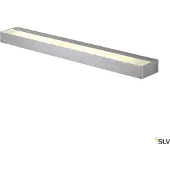 SLV SEDO 14 LED Applique murale, carrée alu-brushed, verre satiné