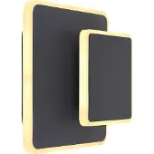 Globo Lighting Applique murale carrée Many noir
