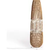 LEDKIA Lampadaire Papier Tressé Satie Naturel