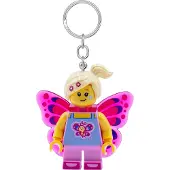 LEGO Porte-clés Iconic avec LED - Fille Papillon